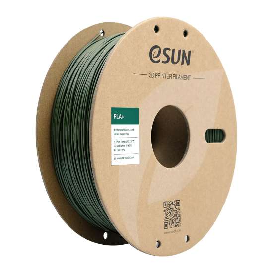 eSUN PLA+ Zeytin Yeşili Filament (Olive Green) resmi
