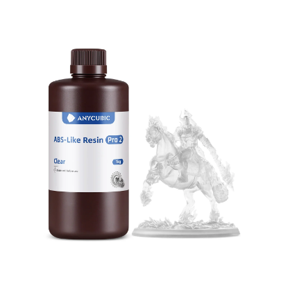 Şeffaf (Clear) ANYCUBIC ABS Like Reçine Pro 2 resmi