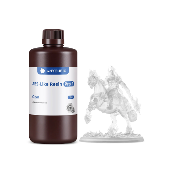 Şeffaf (Clear) ANYCUBIC ABS Like Reçine Pro 2 resmi
