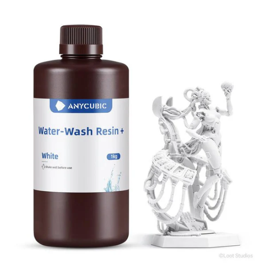 Beyaz Anycubic Water-Wash (Suyla Yıkanabilen) Reçine resmi