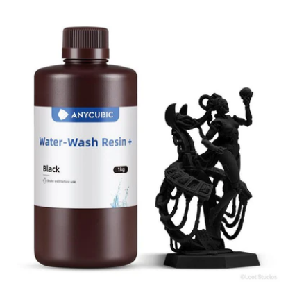 Siyah Anycubic Water-Wash (Suyla Yıkanabilen) Reçine resmi