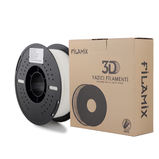 Filamix PLA+ Beyaz Filament (White) resmi