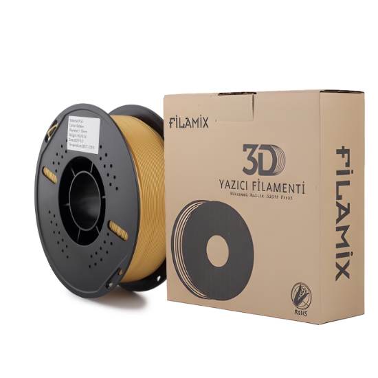 Filamix PLA+ Altın Rengi Filament (Gold) resmi
