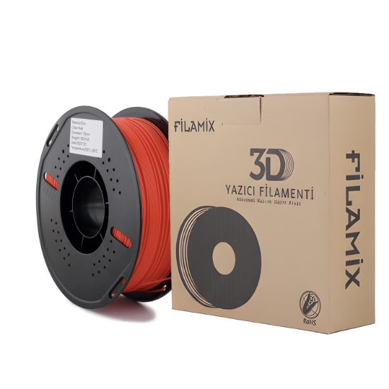 Filamix PLA+ Kırmızı Filament (Red) resmi