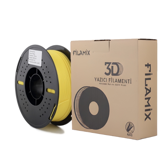 Filamix PLA+ Sarı Filament (Yellow) resmi
