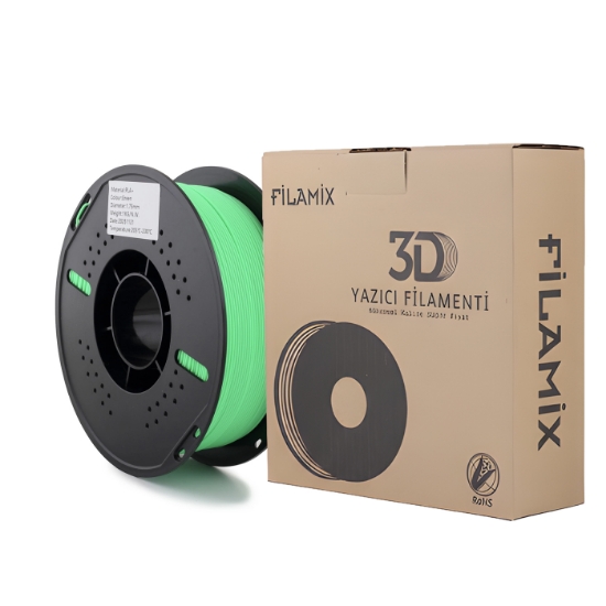 Filamix PLA+ Yeşil Filament (Green) resmi