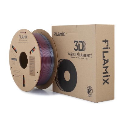 Filamix PLA+ Gökkuşağı Filament (Rainbow) resmi