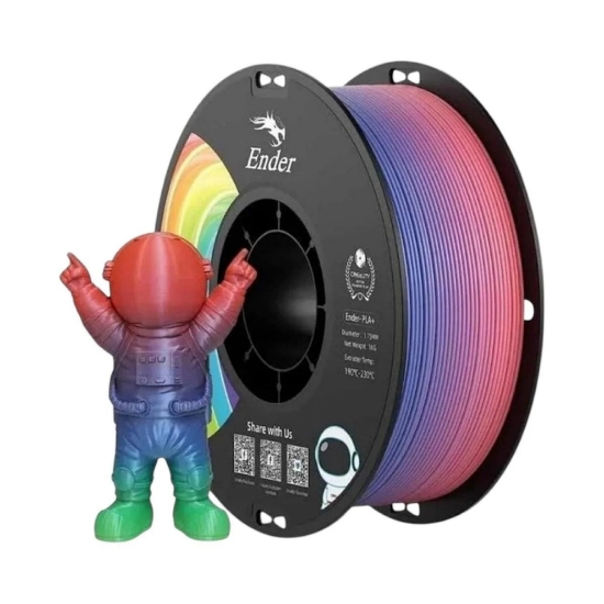 Creality Ender PLA+ Rainbow Filament resmi